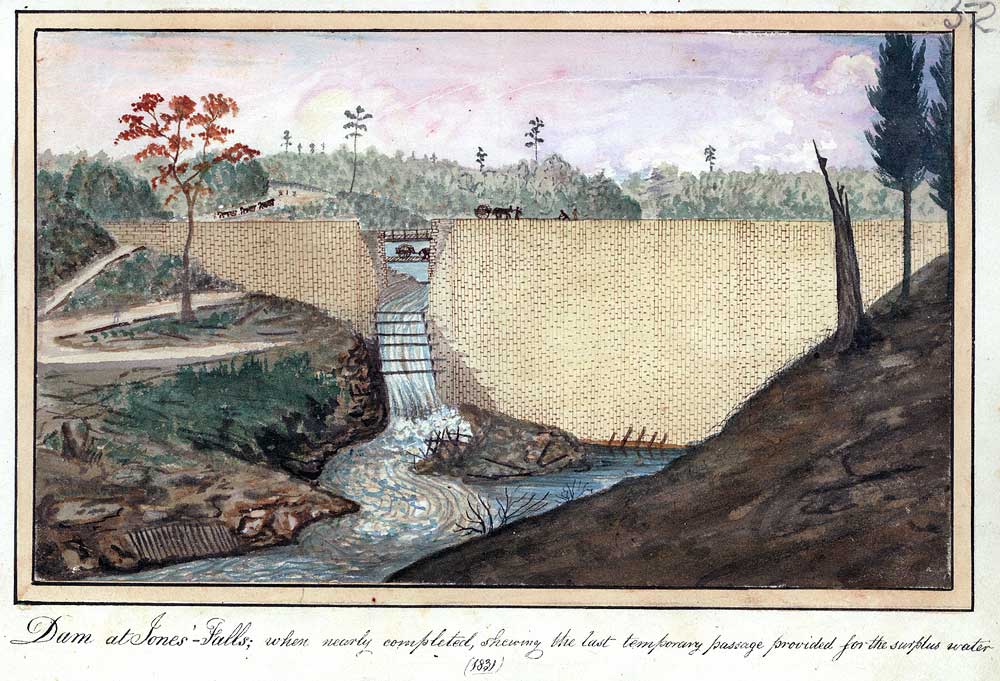 Jones Falls Dam 1831