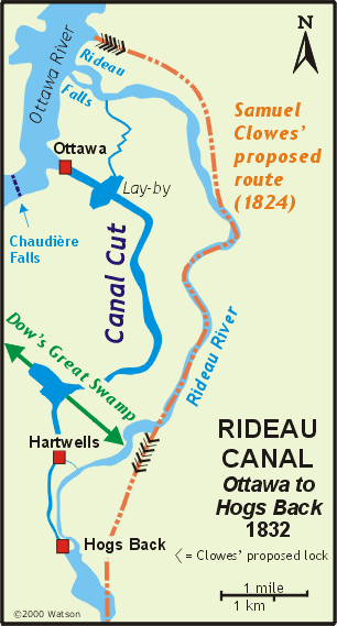 Clowes Map - Ottawa to Hogsback