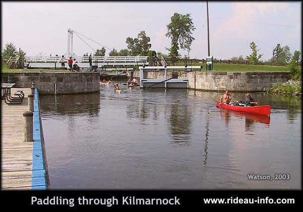 Paddling through Kilmarnock