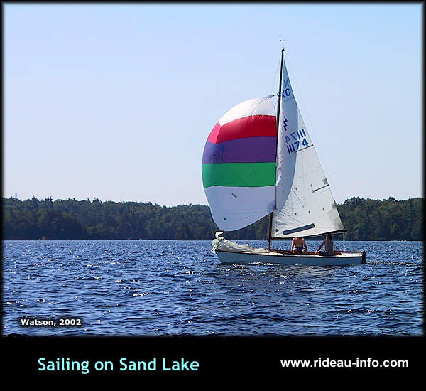 Sailing on Sand Lake