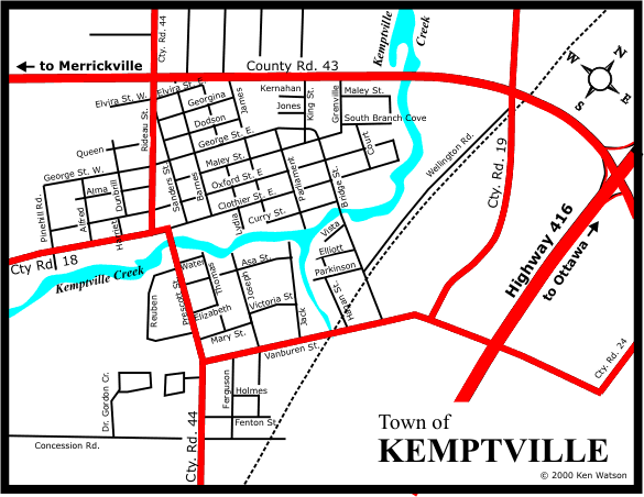 Map of Kemptville