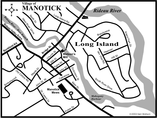 Map of Manotick