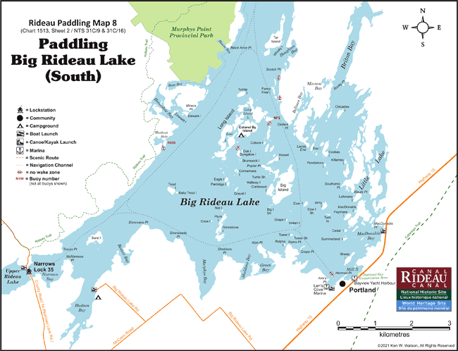 Muskrat Lake Depth Chart