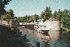 Boats leaving Davis Lock