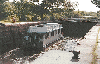 Houseboat locking up