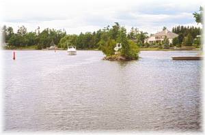 narrow channel at N85 and N86