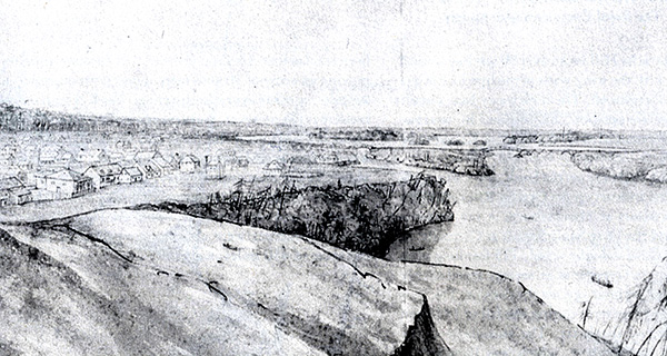 Sketch of Bytown in 1828