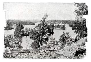 Islands on Opinicon Lake