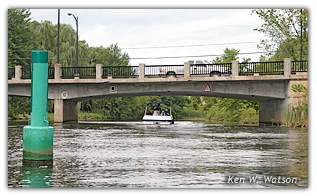 Passing Under the Craig Street Bridge