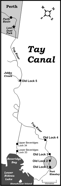 Map of Tay Canal