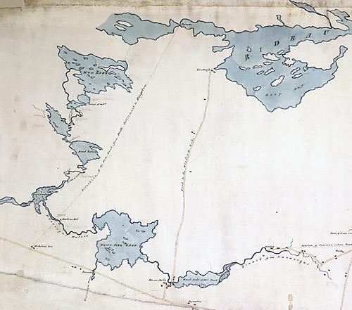 Portion of Jebb's 1816 map
