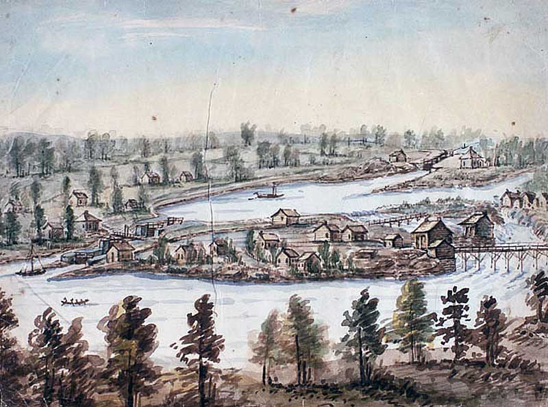 Smiths Falls Locks - 1845