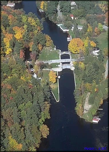 Aerial View of Chaffey's Lock