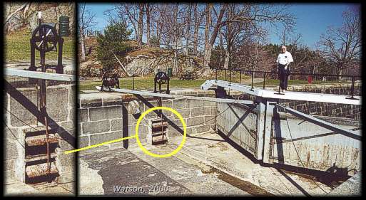 Jones Falls - upper sluice valve