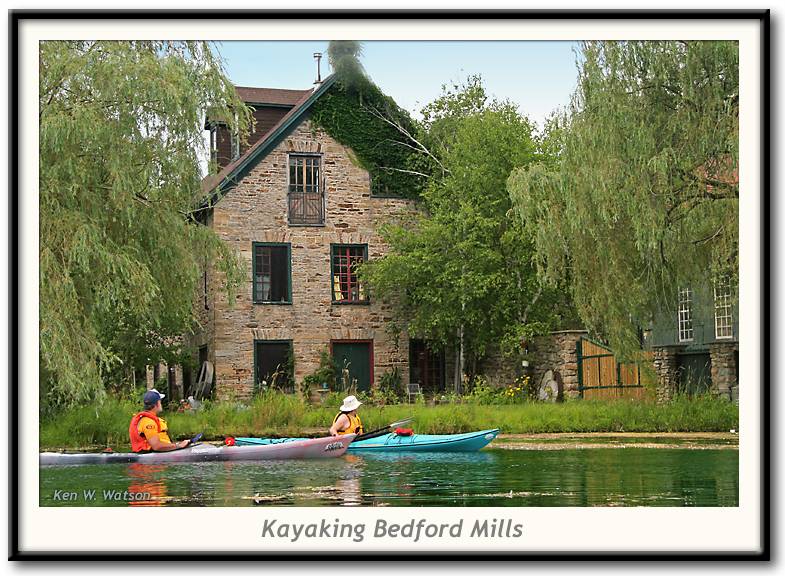 Kayaking Bedford Mills