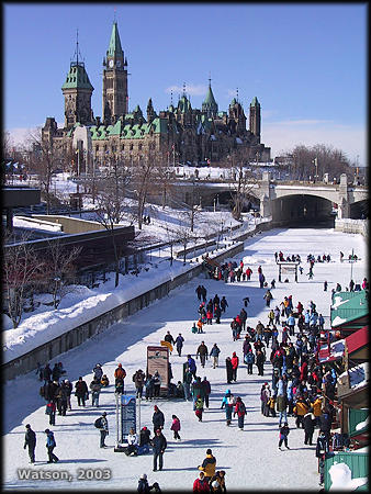 View of Skateway and Paliament Hill