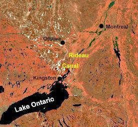 Landsat Image of Rideau Region