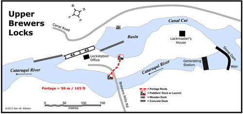 Map of the Upper Brewers Lockstation