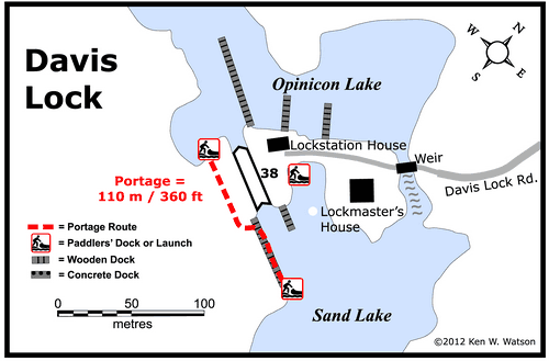 Map of Davis Lockstation