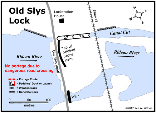 Map of Old Slys Lockstation