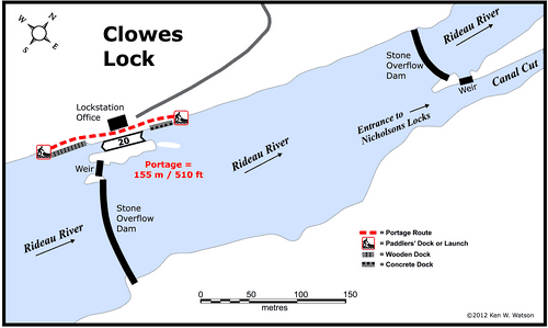 Map of Clowes Lockstation