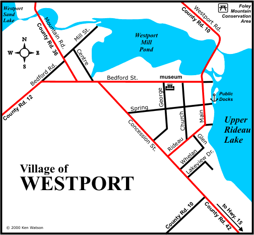 Map of Westport