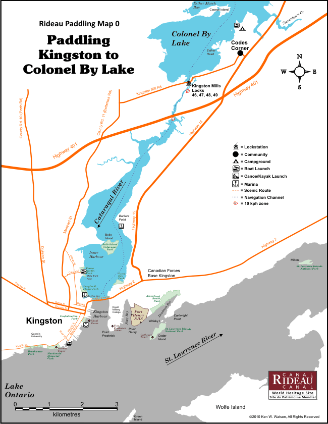 Kingston to Colonel By Lake