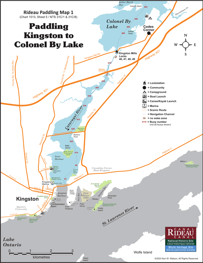 Kingston to Colonel By Lake
